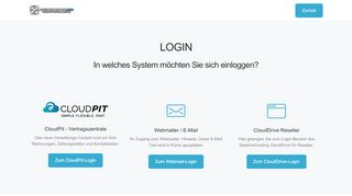 
                            2. Login - Speicherhosting