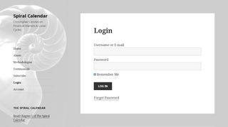 
                            5. Login – Spiral Calendar