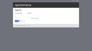 
                            7. Login : sportsmania - LeagueApps