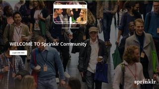 
                            3. Login | Sprinklr Community