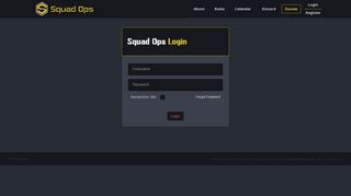 
                            5. Login - Squad Ops