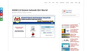 
                            1. Login SSDM 2.0 Sistem Sahsiah Diri Murid