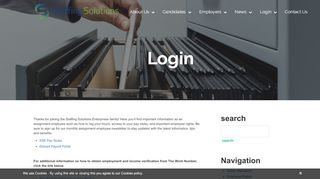 
                            5. Login - Staffing Solutions Enterprises