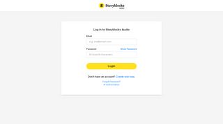 
                            6. Login - Storyblocks Audio