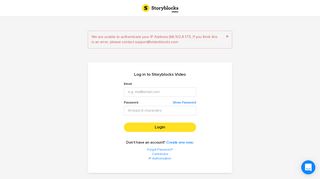 
                            3. Login - Storyblocks Video - VideoBlocks