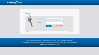 
                            1. Login - Superior Access
