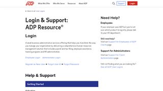 
                            11. Login & Support | ADP Resource - ADP.com