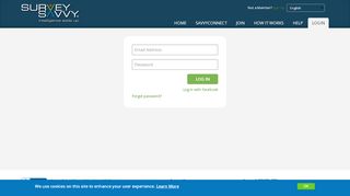 
                            8. Login | SurveySavvy