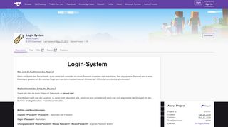 
                            3. Login-System - Bukkit Plugins - Minecraft - …