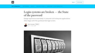 
                            4. Login systems are broken — the State of the password - UX Collective