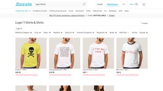 
                            2. Login T-Shirts - T-Shirt Design & Printing | Zazzle