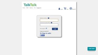 
                            9. Login - TalkTalk Online Shop