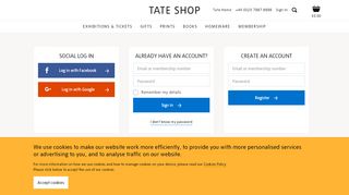 
                            6. Login | Tate