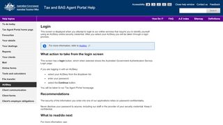 
                            5. Login | Tax Agent Portal Help