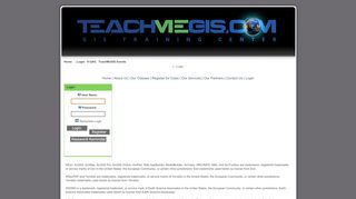 
                            9. Login - TeachMeGIS