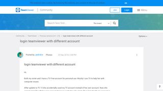 
                            7. login teamviewer with different account - TeamViewer Community ...