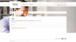 
                            2. Login - telc Community