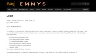 
                            4. Login | Television Academy