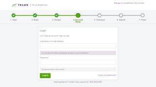 
                            1. Login | TELUS SmartHome