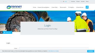 
                            4. Login - TenneT