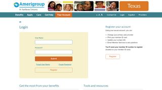 
                            3. Login | Texas Medicaid Amerigroup