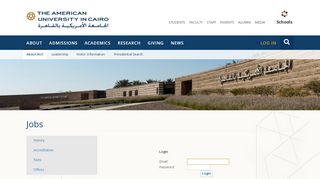 
                            8. Login - The American University in Cairo (AUC)