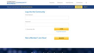 
                            7. Login – The Comcast Business Community for SMBs ...