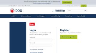 
                            9. Login - The DDU