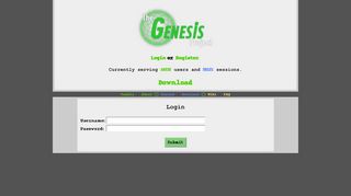 
                            8. Login - The Genesis Project