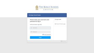 
                            2. Login - The King's School Chester