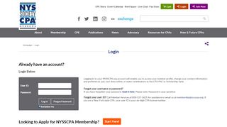 
                            5. Login | The New York State Society of CPAs | nysscpa.org