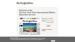 
                            10. Login | The New York Times International Edition