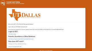 
                            4. Login - The University of Texas at Dallas - GET