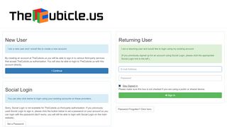 
                            2. Login - TheCubicle