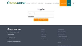 
                            8. Login - Therapy Partner