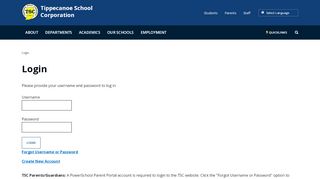 
                            3. Login - Tippecanoe School Corporation