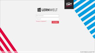 
                            1. Login − TMT Lernwelt - lernwelt.materna-tmt.de