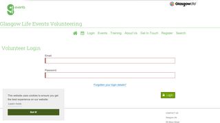 
                            5. Login to Access Your Account - Glasgow Life Events Volunteering