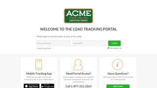 
                            1. Login to Acme Portal