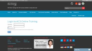 
                            5. Login to ACS Online Training - ACS Distance …