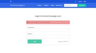 
                            1. Login to Activecampaign.com