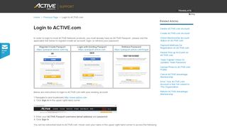 
                            5. Login to ACTIVE.com