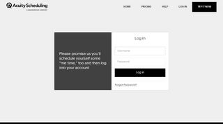 
                            4. Login to Acuity Online Appointment Scheduling