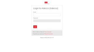 
                            7. Login to Adecco (Adecco) - comms-adecco.co.uk