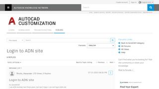
                            5. Login to ADN site - Autodesk Community