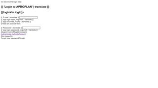 
                            6. 'Login to APROPLAN' | translate