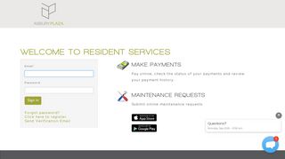 
                            3. Login to Asbury Plaza Resident Services | Asbury Plaza - RENTCafe