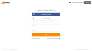 
                            4. Login to Avast Account Login to the Cloud Management Console