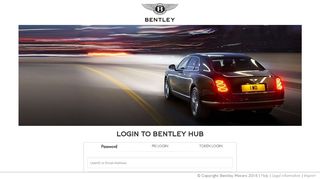
                            4. login to bentley hub - Bentley Motors
