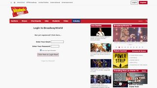 
                            4. Login to BroadwayWorld.com (BroadwayWorld.com)